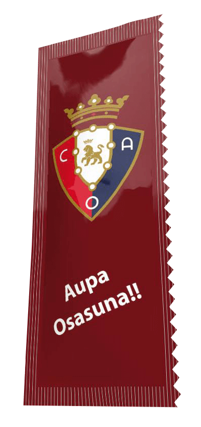 Sobre de azúcar del Club Athlético Osasuna